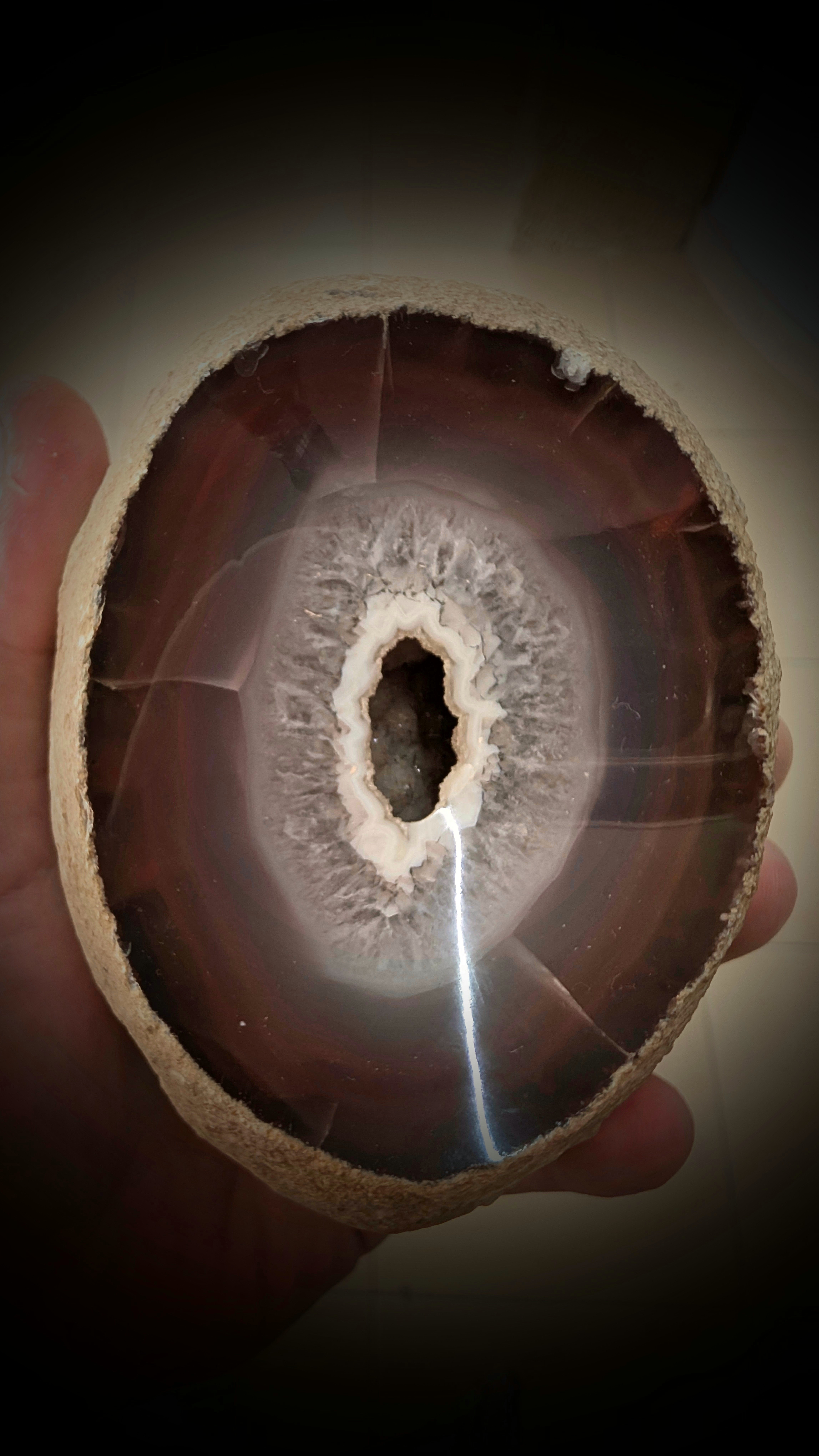 geoda agata y cuarzo mineral alma