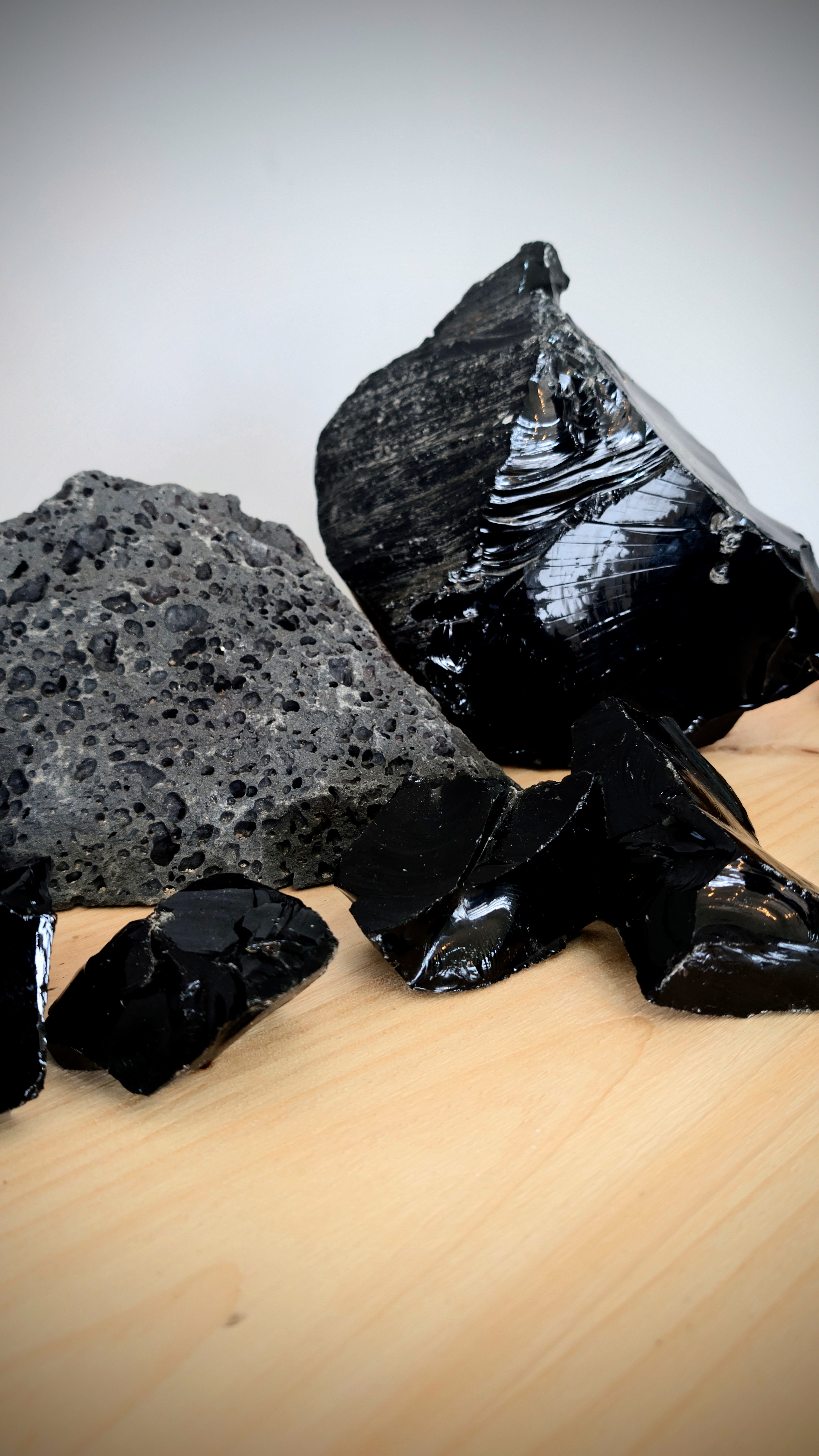 lava y obsidiana